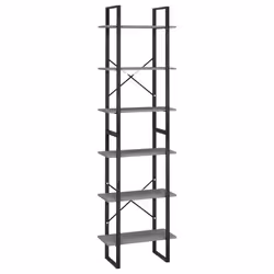 VidaXL 806519, Gris, Métal, Bois, 600 mm, 300 mm, 2100 mm