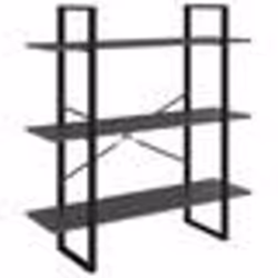 vidaXL Bibliothèque gris 100x30x105 cm bois d’ingénierie - TU
