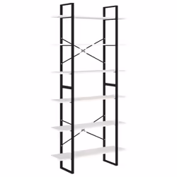 VidaXL 806563, Blanc, Métal, Bois, Bois de pin, 1000 mm, 300 mm