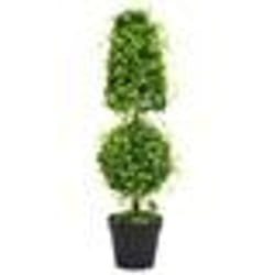 vidaXL Plante de buis artificiel avec pot Vert 100 cm - TU