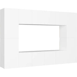 Vidaxl - Ensemble de meubles tv 8 pcs Blanc Bois d'ingénierie