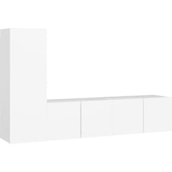Vidaxl - Ensemble de meubles tv 3 pcs Blanc Bois d'ingénierie