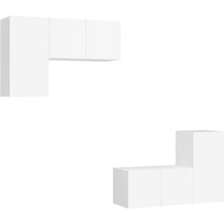 Vidaxl - Ensemble de meubles tv 4 pcs Blanc Bois d'ingénierie