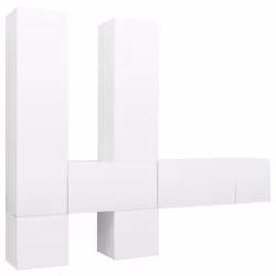 VidaXL 3078718, Blanc, Bois, Bois, 600 mm, 7 pièce(s)