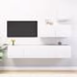 vidaXL Ensemble de meubles TV 4 pcs Blanc Bois d'ingénierie