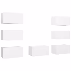 VidaXL 3078743, Blanc, Bois, Bois, 305 mm, 300 mm, 600 mm