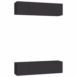 VidaXL 3078745, Noir, Bois, Bois, 800 mm, 300 mm, 300 mm