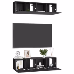 VidaXL 3078745 Support TV et centre de divertissement