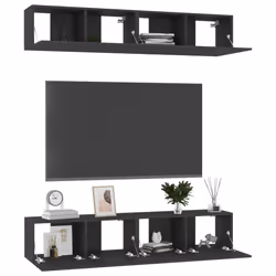 VidaXL 3078746 Support TV et centre de divertissement
