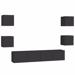 VidaXL 3078767, Noir, Bois, Bois, 800 mm, 300 mm, 300 mm
