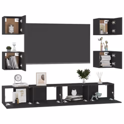 VidaXL 3078768 Support TV et centre de divertissement