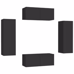 VidaXL 3078771, Noir, Bois, Bois, 800 mm, 300 mm, 300 mm