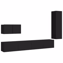 VidaXL 3078781, Noir, Bois, Bois, 1100 mm, 1 pièce(s)