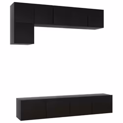 VidaXL 3078799, Noir, Bois, Bois, 1000 mm, 300 mm, 300 mm