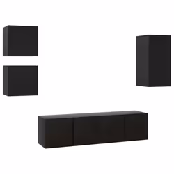 VidaXL 3078800, Noir, Bois, Bois, 600 mm, 1 pièce(s)