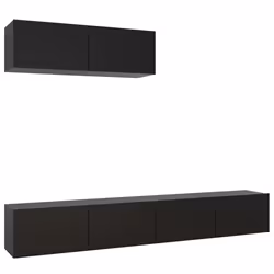 VidaXL 3078808, Noir, Bois, Bois, 1000 mm, 300 mm, 300 mm