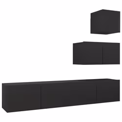 VidaXL 3078840, Noir, Bois, Bois, 800 mm, 300 mm, 300 mm