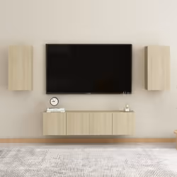 VidaXL 3078957 Support TV et centre de divertissement