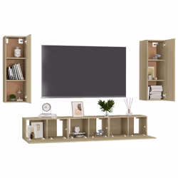 VidaXL 3078958 Support TV et centre de divertissement