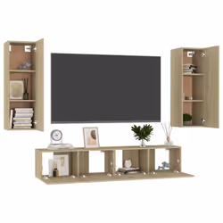 VidaXL 3078959 Support TV et centre de divertissement
