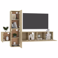VidaXL 3078968 Support TV et centre de divertissement