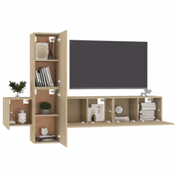 VidaXL 3078970 Support TV et centre de divertissement