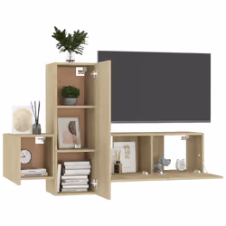 VidaXL 3078971 Support TV et centre de divertissement