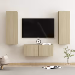 VidaXL 3078973 Support TV et centre de divertissement