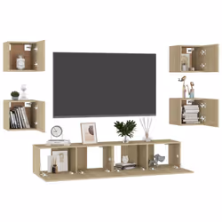 VidaXL 3078977 Support TV et centre de divertissement