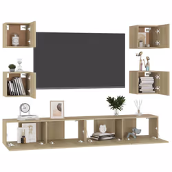 VidaXL 3078978 Support TV et centre de divertissement
