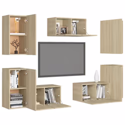 VidaXL 3078986 Support TV et centre de divertissement