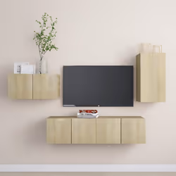 VidaXL 3078992 Support TV et centre de divertissement