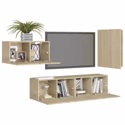 VidaXL 3078992 Support TV et centre de divertissement