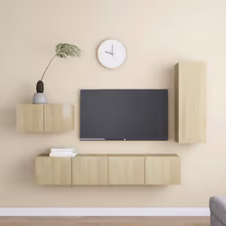 VidaXL 3078993 Support TV et centre de divertissement