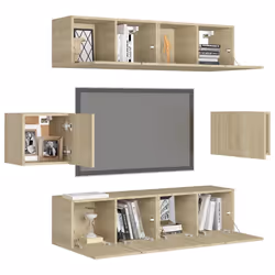 VidaXL 3078997 Support TV et centre de divertissement
