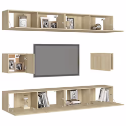 VidaXL 3078999 Support TV et centre de divertissement