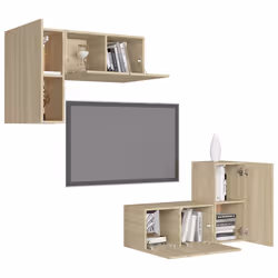 VidaXL 3079003 Support TV et centre de divertissement