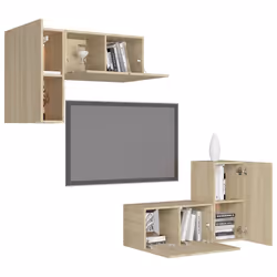 VidaXL 3079004 Support TV et centre de divertissement