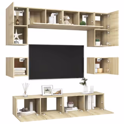 VidaXL 3079006 Support TV et centre de divertissement