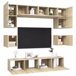 VidaXL 3079007 Support TV et centre de divertissement