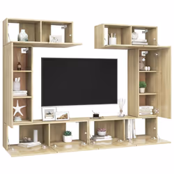 VidaXL 3079014 Support TV et centre de divertissement