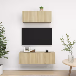 VidaXL 3079017 Support TV et centre de divertissement