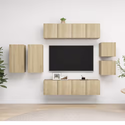 VidaXL 3079019 Support TV et centre de divertissement