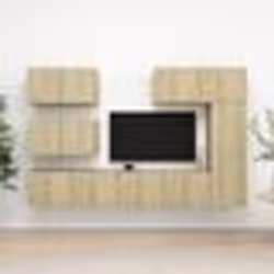vidaXL Ensemble de meuble TV 6 pcs Chêne sonoma Bois d'ingénierie - TU