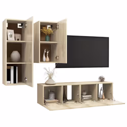 VidaXL 3079046 Support TV et centre de divertissement