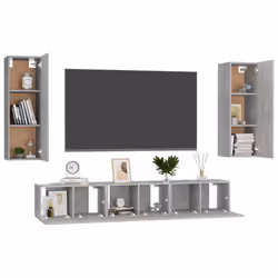 VidaXL 3079063 Support TV et centre de divertissement
