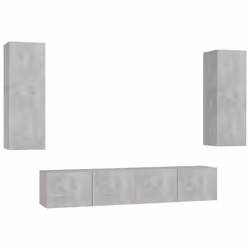 VidaXL 3079064, Gris, Bois, Bois, 800 mm, 300 mm, 300 mm