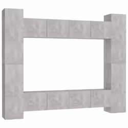 VidaXL 3079070, Gris, Bois, Bois, 800 mm, 300 mm, 300 mm