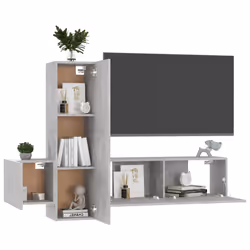 VidaXL 3079076 Support TV et centre de divertissement