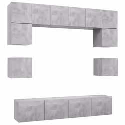 VidaXL 3079111, Gris, Bois, Bois, 800 mm, 1 pièce(s)